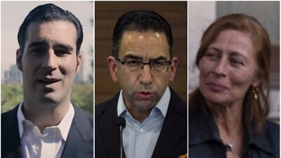 Miguel Torruco Garza, Javier Lozano y Tatiana Clouthier