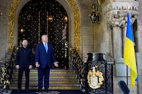 Fin de la guerra entre Rusia y Ucrania está cerca, dice Trump tras reunión con Zelensky