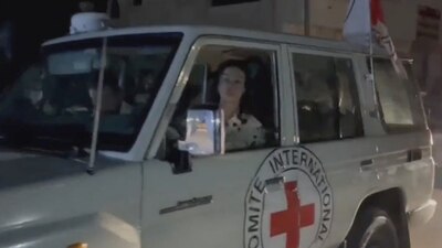 Los rehenes fueron asegurados y trasladados a territorio israelí