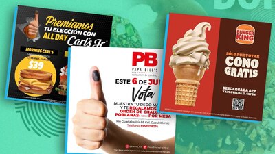 En algunos restaurantes manejan descuentos para las personas que acudieron a votar