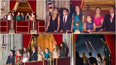 Así han sido las 4 celebraciones del Grito de Independencia de Peña Nieto y su familia