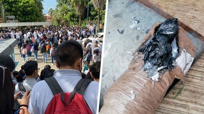 Esta mañana explotaron los artefactos y tuvieron que llamar a los servicios de emergencia