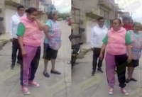 VIDEO: Mujer ubica a ladrón que le robó su moto; lo acusa con sus papás