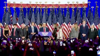 El candidato republicano se proclamó vencedor de las elecciones