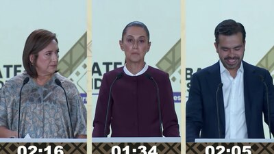 Xóchitl, Sheinbaum y Máynez se enfrentarán por última vez