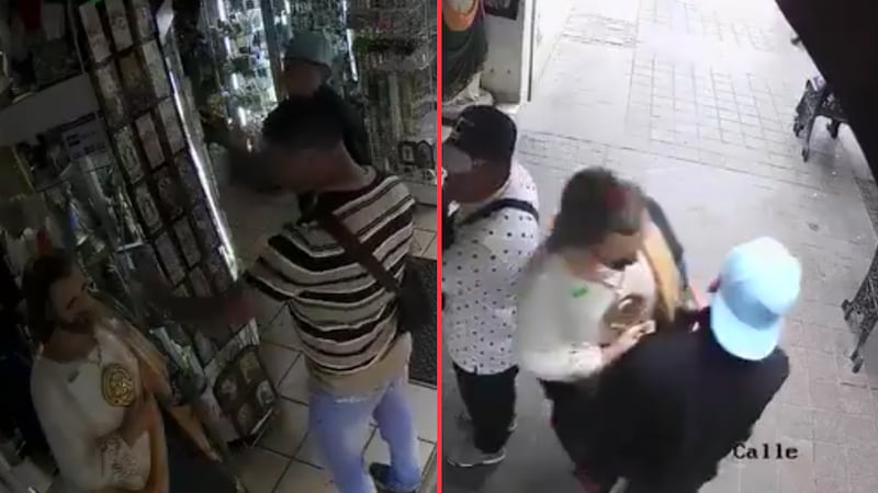 VIDEO: Roban estatua de San Judas Tadeo de una tienda religiosa en León, Guanajuato