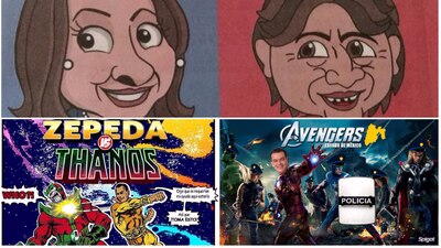 Josefina y Delfina protagonizaron las redes, junto con Zepeda