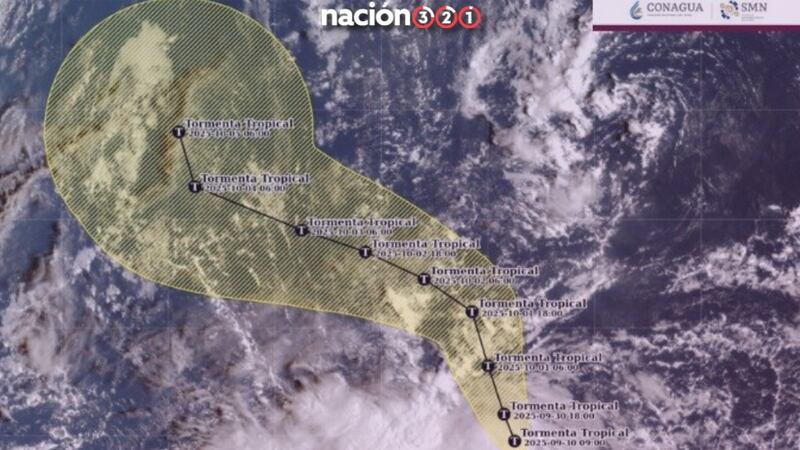Tormenta Tropical ‘Octave’ se forma en el Océano Pacífico... ¿Qué tanto podría afectar a México?