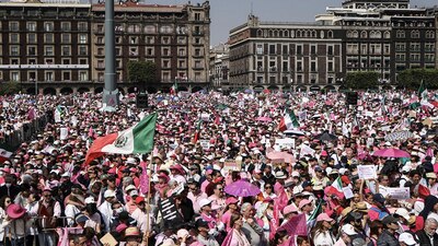 Miles se dieron paso a la marcha del domingo 18 de febrero
