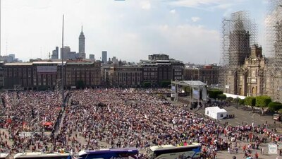 Los ciudadanos se encuentran a la espera de que AMLO emita su mensaje de Gobierno