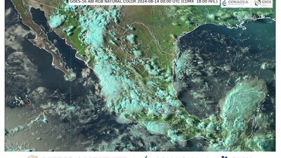 Por los efectos de Ernesto, habrá fuertes lluvias en el país