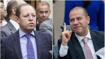 Los consejeros Marco Antonio Baños y José Ruiz Saldaña discutieron sobre la sanción a Morena por un fideicomiso