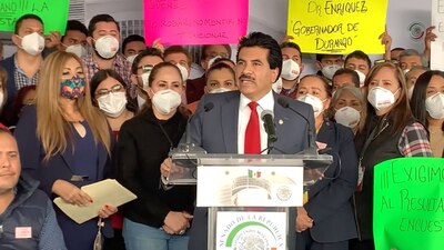 Enríquez reclamó la incongruencia entre lo que dice AMLO y lo que hace su partido