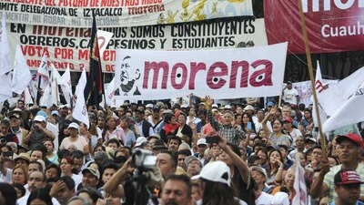 Morena registó la mejores votaciones para un partido de izquierda