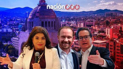 Clara Brugada, Salomón Chertorivski y Santiago Taboada