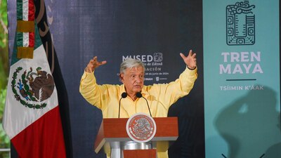 López Obrador dijo que espera que no se registren daños mayores con la llegada de 'Beryl'