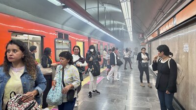 Las estaciones que se vieron afectadas fueron San Joaquín, Polanco, Auditorio y Constituyes