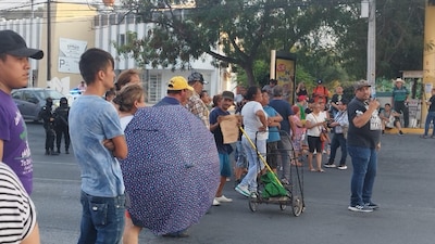 Bloquearon la avenida Garza Sada