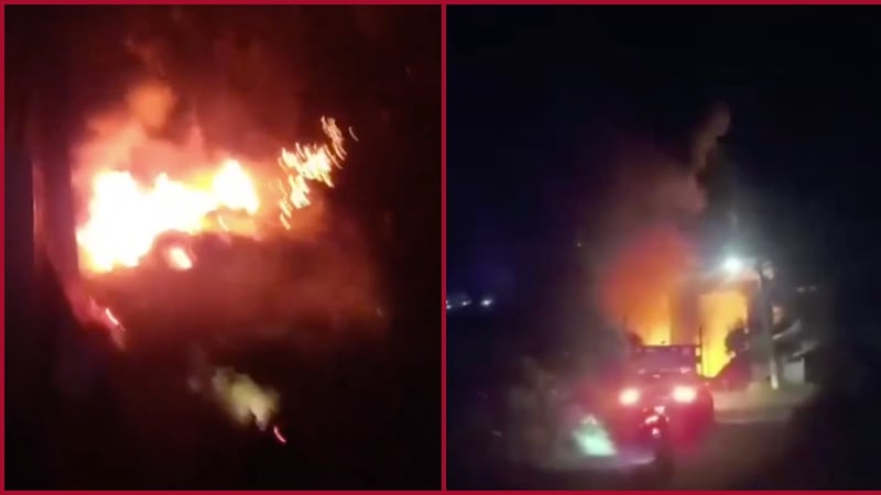 Pipa que transportaba hidrocarburos explota en la México-Tuxpan; conductor perdió la vida