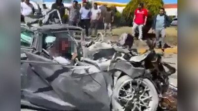 La mujer que sobrevivió fue auxiliada por las personas al rededor