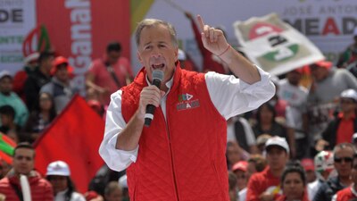 José Antonio Meade durante un evento este domingo en el Estado de México