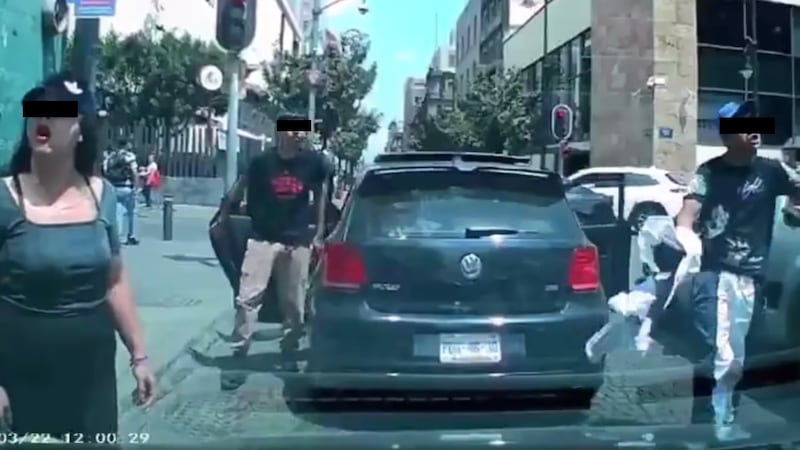 Captan en cámara a supuestos ‘montachoques’ en la calles del Centro Histórico