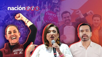 Sheinbaum, Gálvez y Máynez son los perfiles para Palacio Nacional