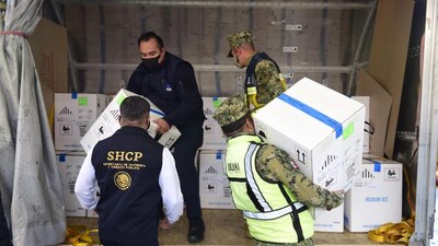 Este es el cargamento de vacunas más grande que ha recibido el país