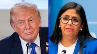 Trump y Delcy Rodríguez sostienen una “gran conversación” telefónica
