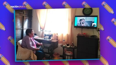 Adultos mayores han invertido su tiempo y esfuerzo para ver las clases de educación básica que pasan por TV