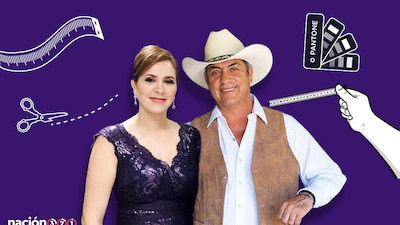 Adalina Dávalos y Jaime Rodríguez, gobernador con licencia de Nuevo León