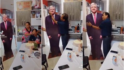 Este fue un gran regalo de cumpleaños para un auténtico AMLOver