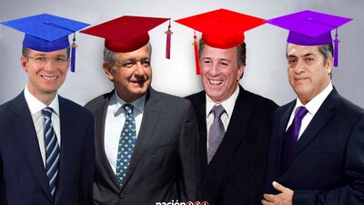Anaya, AMLO, Meade y Rodríguez Calderón.