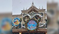 FOTOS: ¡Es hermoso! Primera nevada tiñe de blanco a Disneyland París