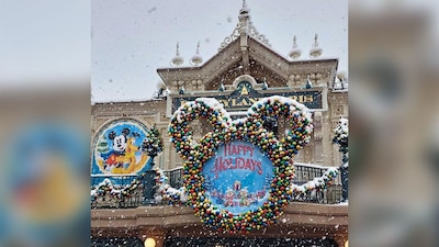 Esta es la primera nevada de la temporada en París