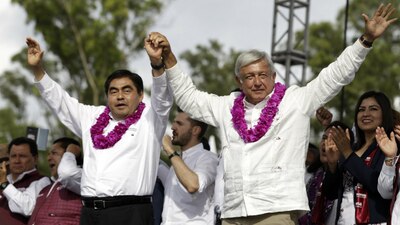 Barbosa perdió la gubernatura de Puebla; AMLO sí ganó la Presidencia