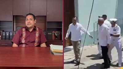 Dijo que él es 'obradorista' de corazón y que sólo respondió cuando fue agredido por una "turba violenta"