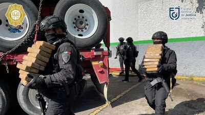 Se trata del mayor cargamento asegurado en la historia de la CDMX
