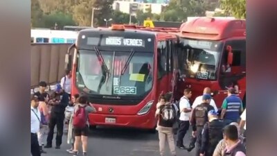 Las unidades tuvieron que ser retiradas de la terminal Indios Verdes