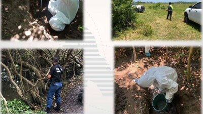 Así es el lugar en el que fueron encontrados los restos humanos