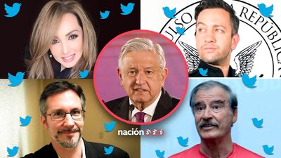 Estos personajes comentan la vida política nacional