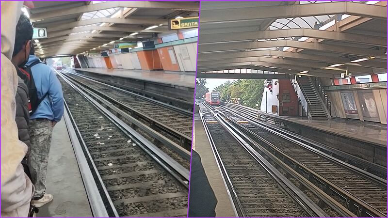 ¿Y los trenes? Usuarios del Metro denuncian tiempos largos y falta de servicio