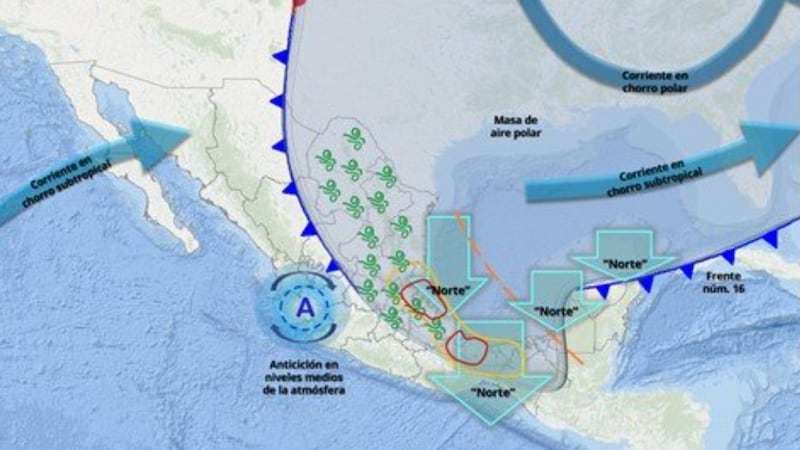 Frente Frío 16: Prevén más lluvias para los próximos días en la CDMX y Edomex