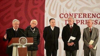 El presidente ofreció una conferencia de prensa para hablar de la muerte de los Alonso- Moreno Valle