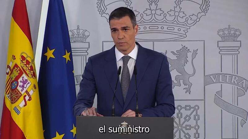 ¿Qué dijo Pedro Sánchez, presidente de España, ante el mega apagón que enfrenta el país?