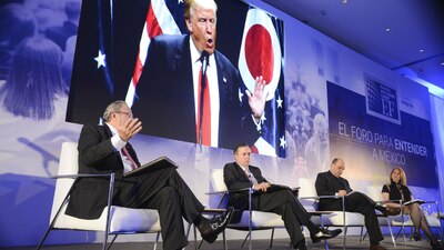 Gustavo Mohar, Leonardo Kourchenko, Sergio Alcocer y Claudia Calvin en el Foro para entender a México