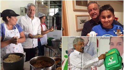 El líder nacional de Morena asegura que conoce todos los municipios del país. Aquí sus mejores fotos