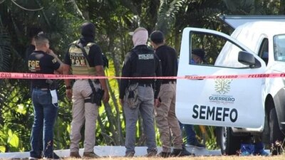 La zona fue acordonada por los elementos de seguridad para iniciar una investigación