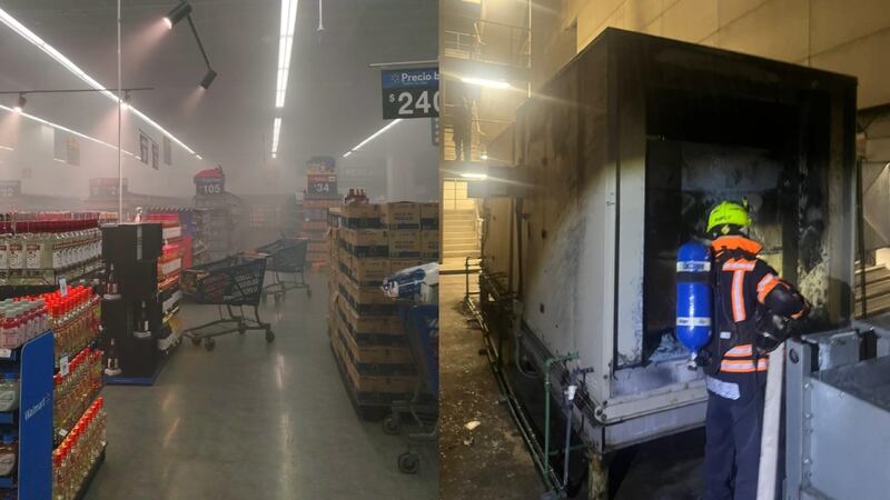 Desalojan Portal San Ángel por conato de incendio al interior de la plaza comercial