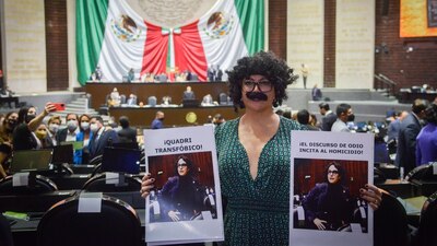 La legisladora acusó al diputado Gabriel Quadri de transfóbico